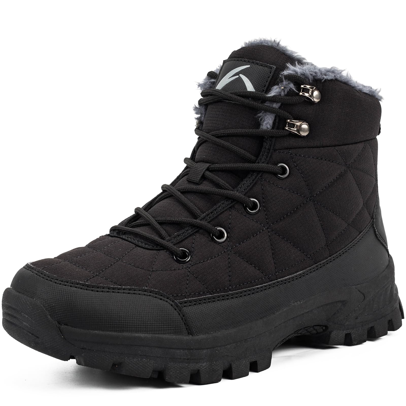TORISKY Stivali Invernali Uomo Donna Scarpe Cotone Outdoor Impermeabili Trekking Caldo Piatto Caviglia Stivaletti Neve