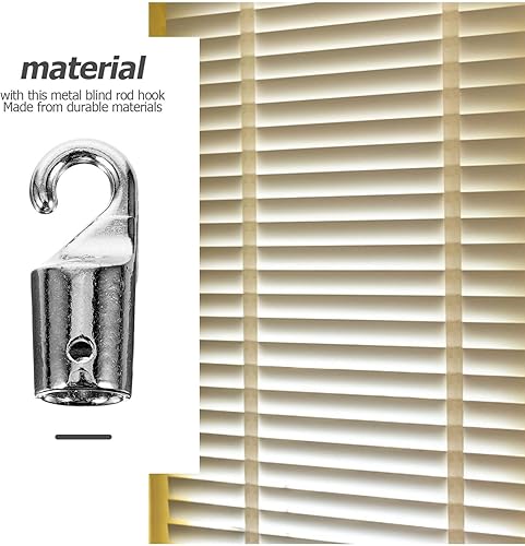 Miniatura 9 de Angoily 4 piezas de varilla vertical de repuesto para persianas de ventana, piezas de repuesto fáciles compatibles con persianas verticales