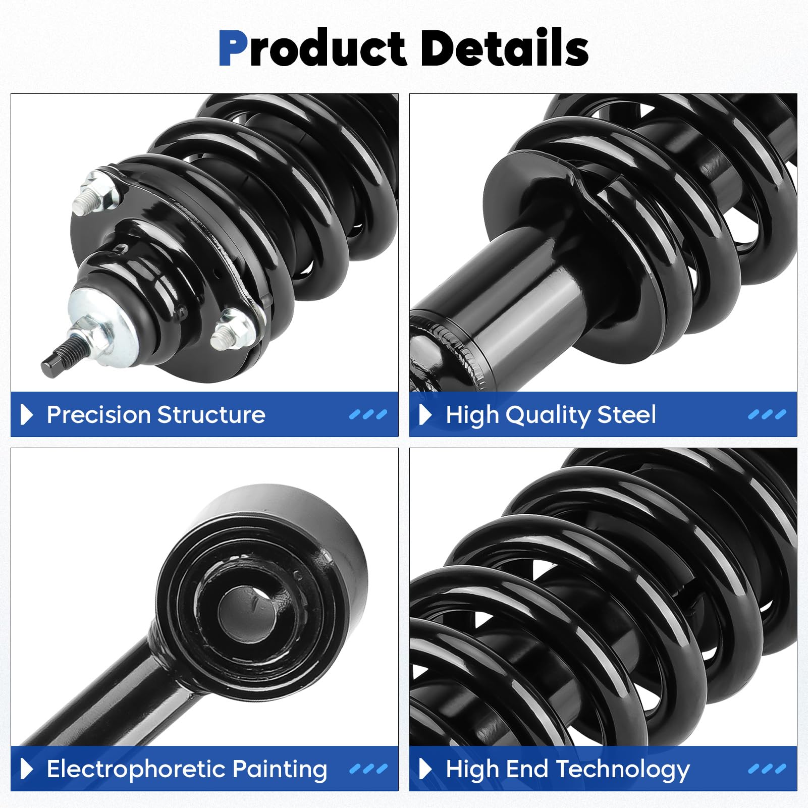 Amazon.com: Front Complete Struts Assembly w/Coil Spring