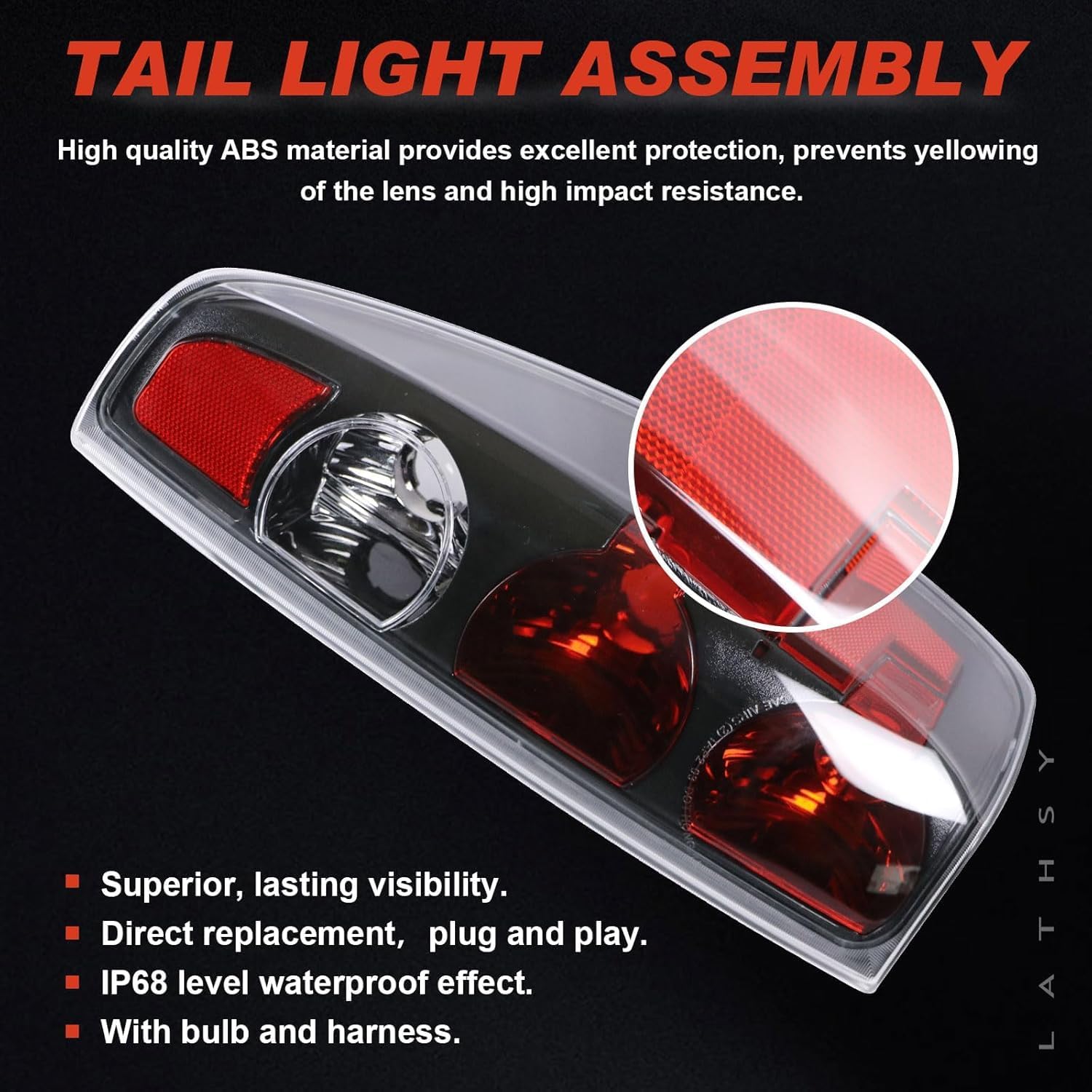 Tail Lights compatible with 2004-2012 Chevy Colorado, GMC Canyon