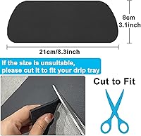 Vista 4 de Cuttable Refrigerator Drip Catcher for Fridge Water Dispenser, Absorbent Drip Tray, Absorbent Pad for Refrigerator Drip, Refrigerator Accessories