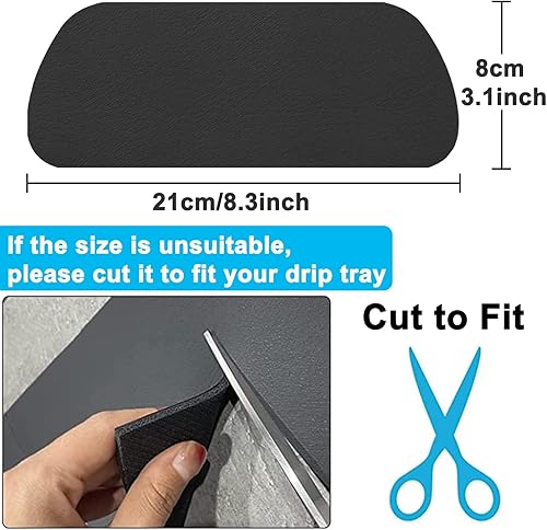 Miniatura 4 de Receptor de goteo para refrigerador para dispensador de agua de refrigerador, bandeja de goteo absorbente, almohadilla absorbente para goteo de