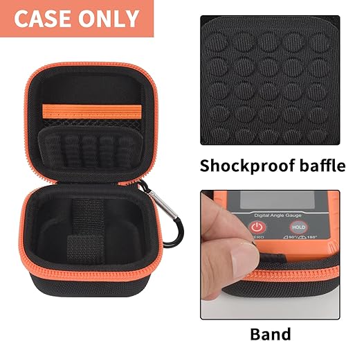 Miniatura 2 de Funda digital para medidor de ángulo RDINSCOSpara Wixeypara Klein Tools 935DAG nivel electrónico, mini buscador de ángulo transportador