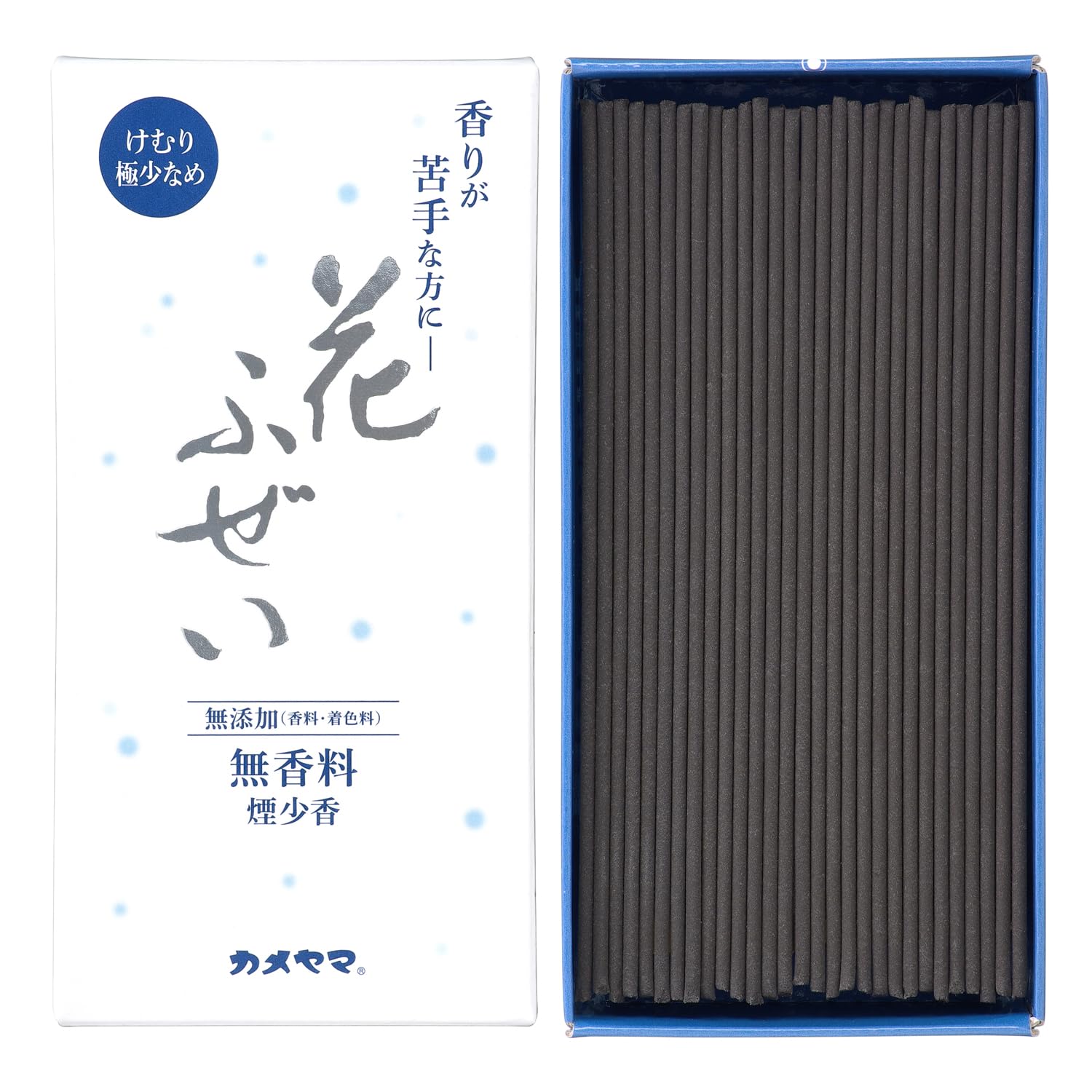 Amazon｜カメヤマ 花ふぜい 無香料 煙少香 約100g 約190本 お線香 お香