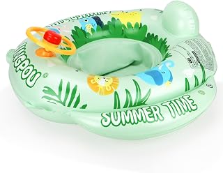 Baby Swimming Float Inflatable Baby Swim Ring with Seat for Infant/Toddler 6-36 Months,Children Waist Float Ring