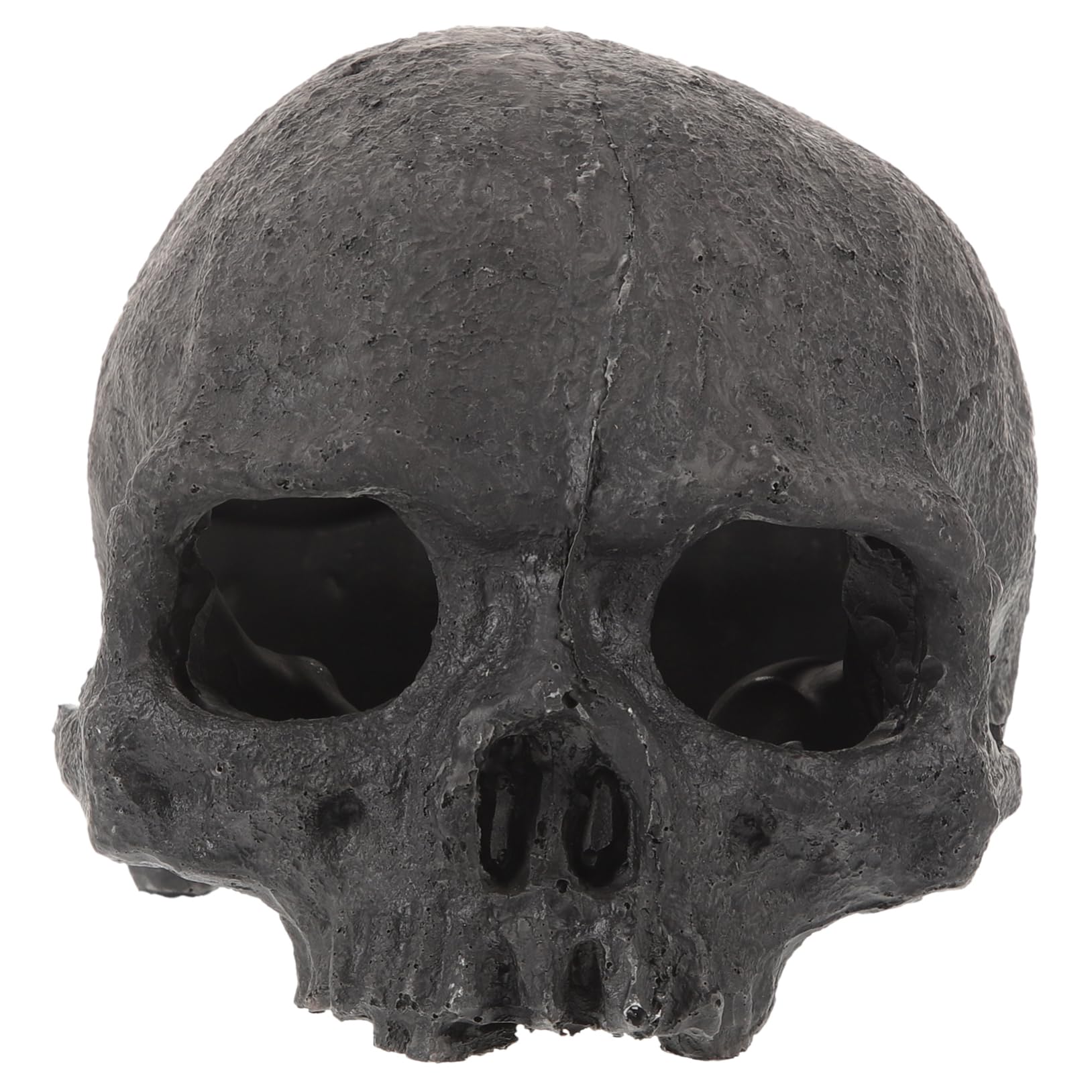 Cabilock 3 Piezas Adornos de Resina de Calavera. Decoraciones de escondite de Acuario terrario de Falso pecera decoración del Paisaje del Tanque de Peces decoración del Acuario Black