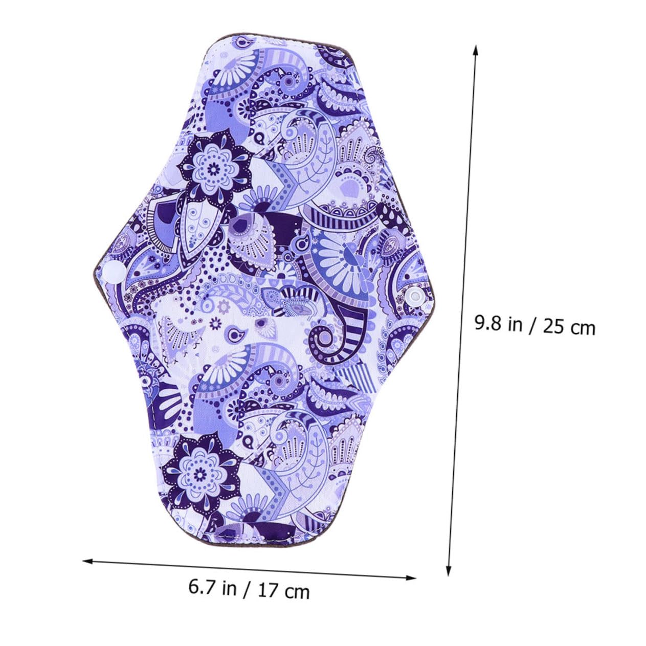 Toalla Sanitaria Menstrual Lavable de Fibra de Carbón 7 Piezas | Flujo Abundante, , Uso en Ejercicio y Viaje, Formato M, Mujeres Estilo Aleatorio