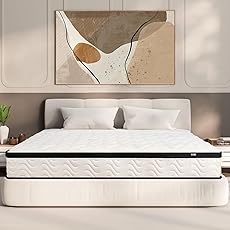 Full Size Mattress | 10 Inch Hybrid Mattresses Full in a Box | Medium Firm Memory Foam and Individual Pocket Springs | Fiberglass Free Bed Matress | Breathable | CertiPUR-US