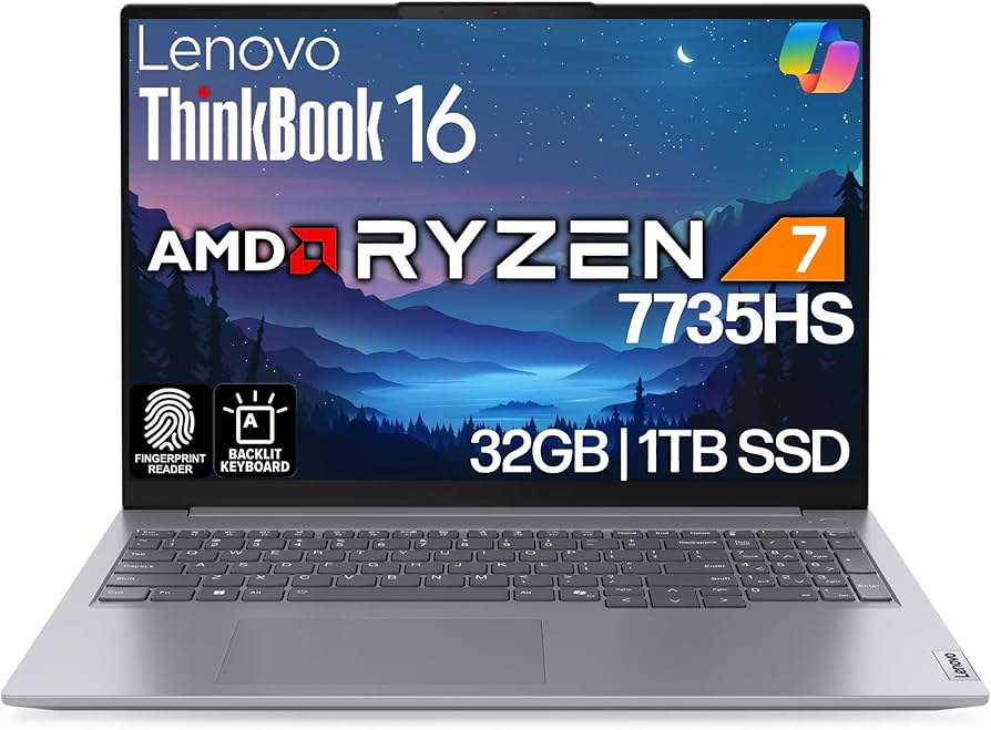 Lenovo ThinkBook 16 海外版 Ryzen 7 32G·512G Amazon.com: Lenovo ThinkBook 16 Gen 6 Business Laptop (16