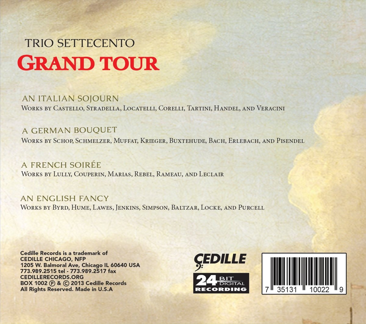 Trio Settecento: Grand Tour