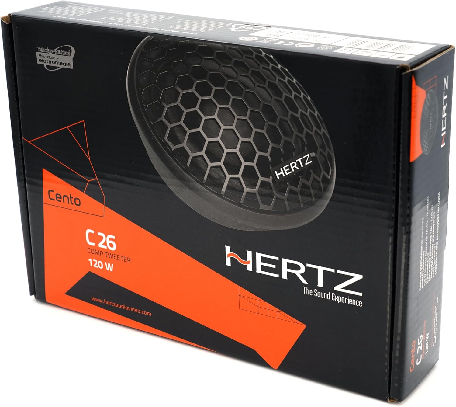 HERTZ Cento Series C26 Pair of 1" (26mm) Tweeters with Neodymium Magnets