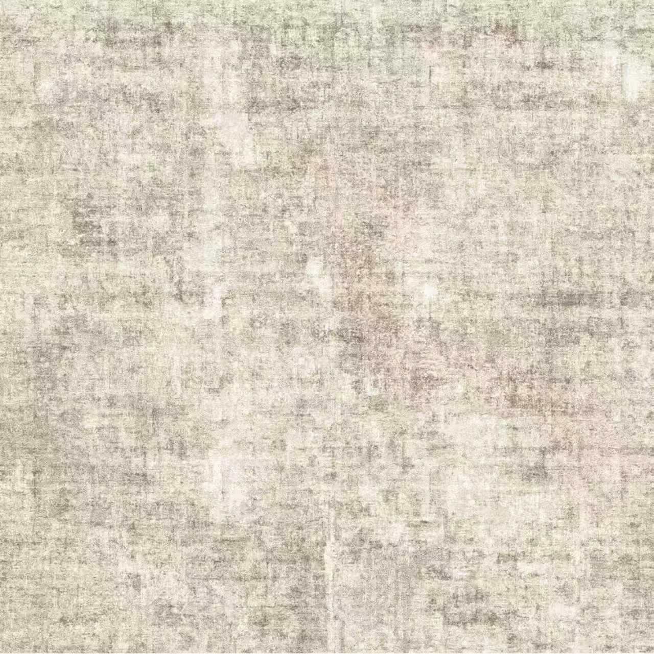 ZHXXUJ 7x7 Square Washable Area Rug, Non-Slip Indoor Rug for Living Room Bedroom Dining Room, Low Pile Stain Resistant Modern Abstract Neutral (Warm Beige) — image 1