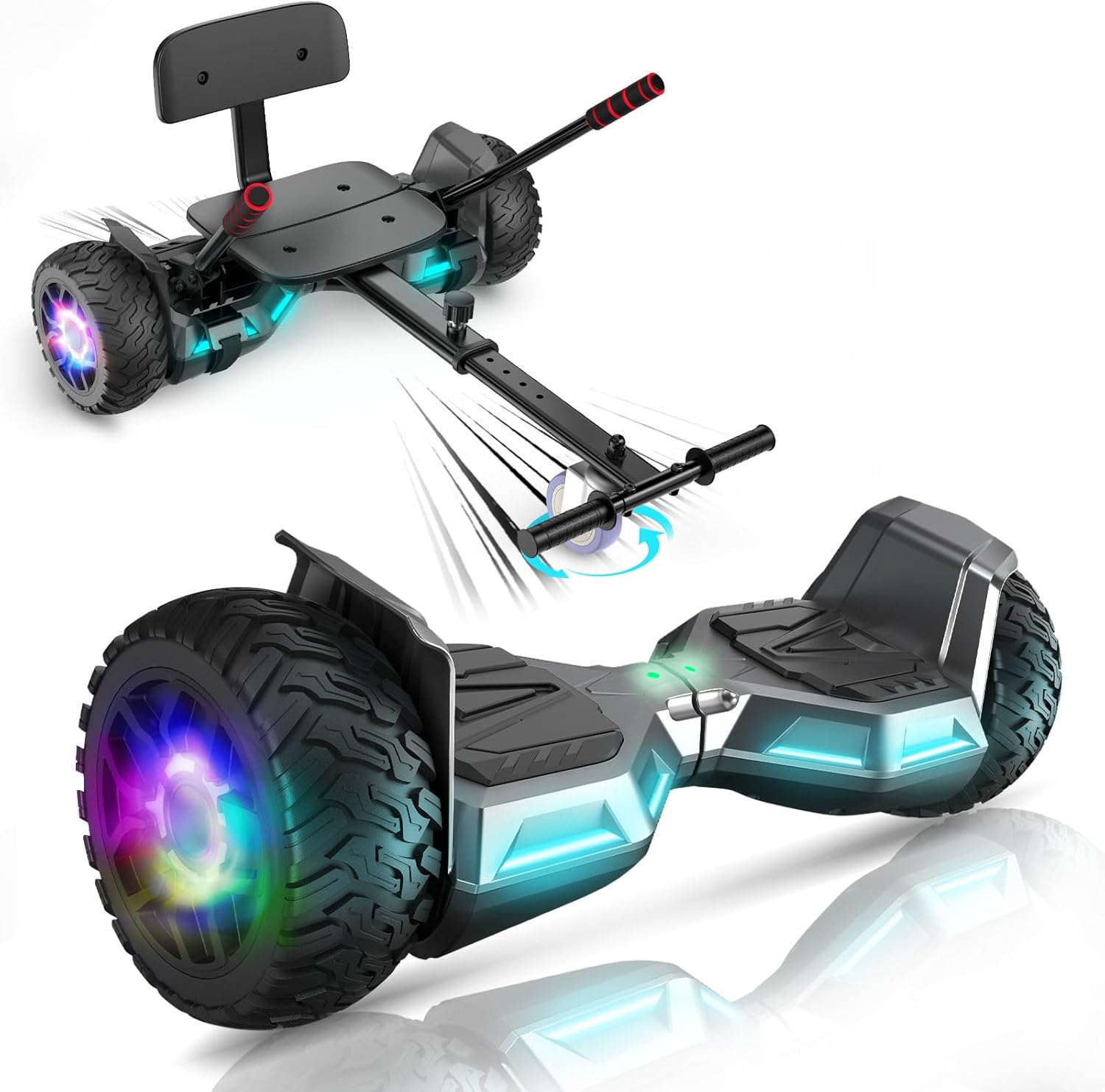 Scooter with Seat Attachment for Kids Adults