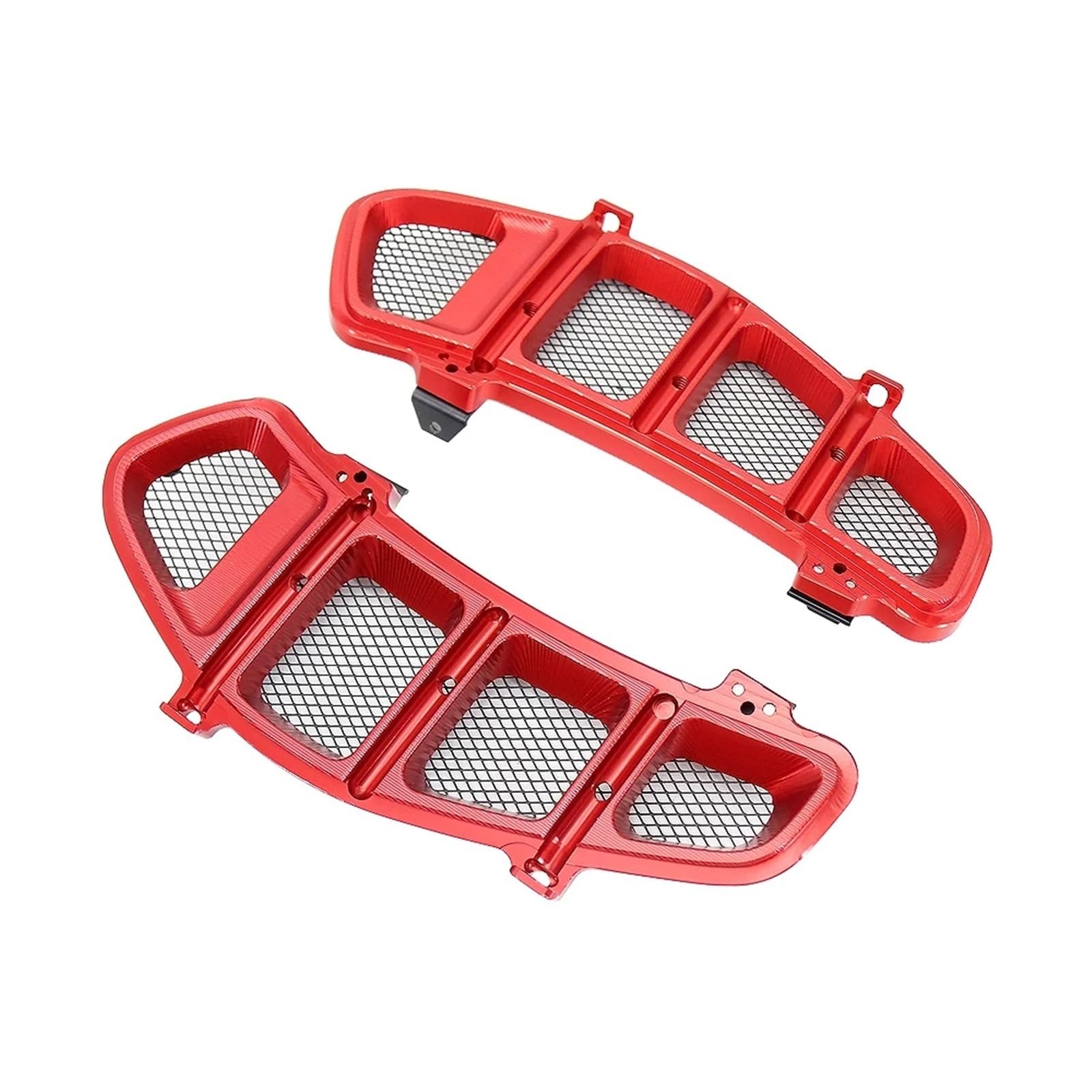 pokrywa chłodnicy motocyklowej Pasuje do VESPA GTS 250 300 2013-2020 osłona chłodnicy motocykla kratka ochronna pokrywa aluminiowa osłona chłodnicy(Red)