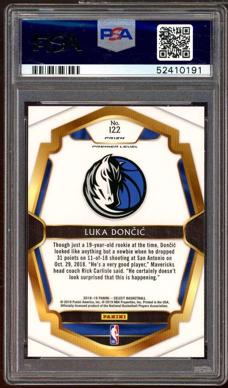Luka Doncic Rookie Card 2018-19 Panini Select Scope Prizm #122 PSA 10 - Basketball Slabbed Rookie Cards
