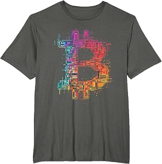 Bitcoin Logo Crypto Trader Investisseur Crypto-Monnaie BTC T-Shirt