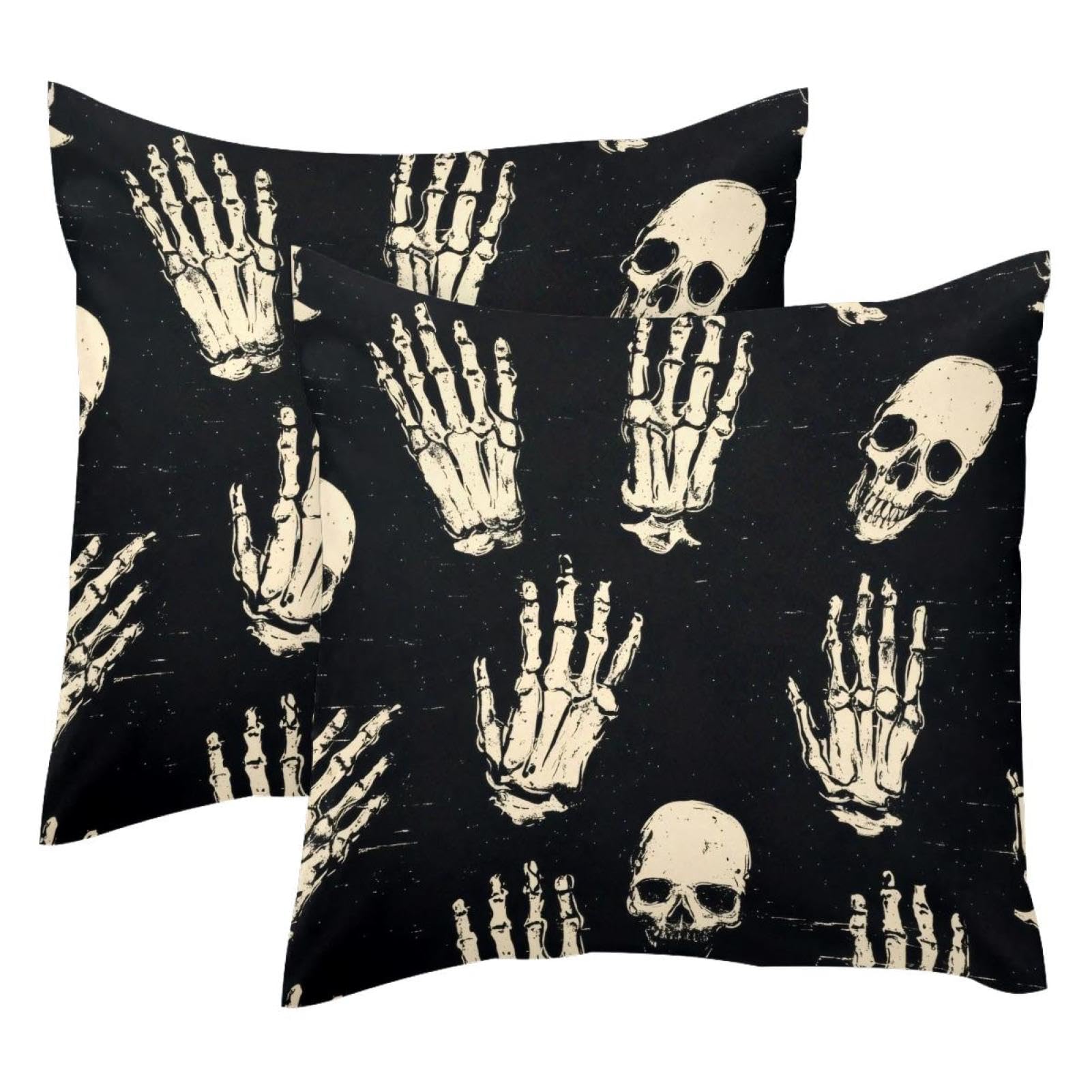 Fundas de cojín de terciopelo suave 50x50 cm con cremallera oculta y tejido lavable moderna