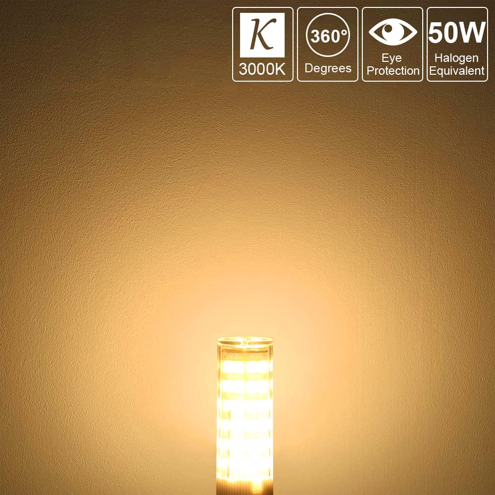 6 Lampadine LED E14 5W 3000K Luce Calda 500LM – Sostitute 50W Alogene, Non Dimmerabili Per Lampadari