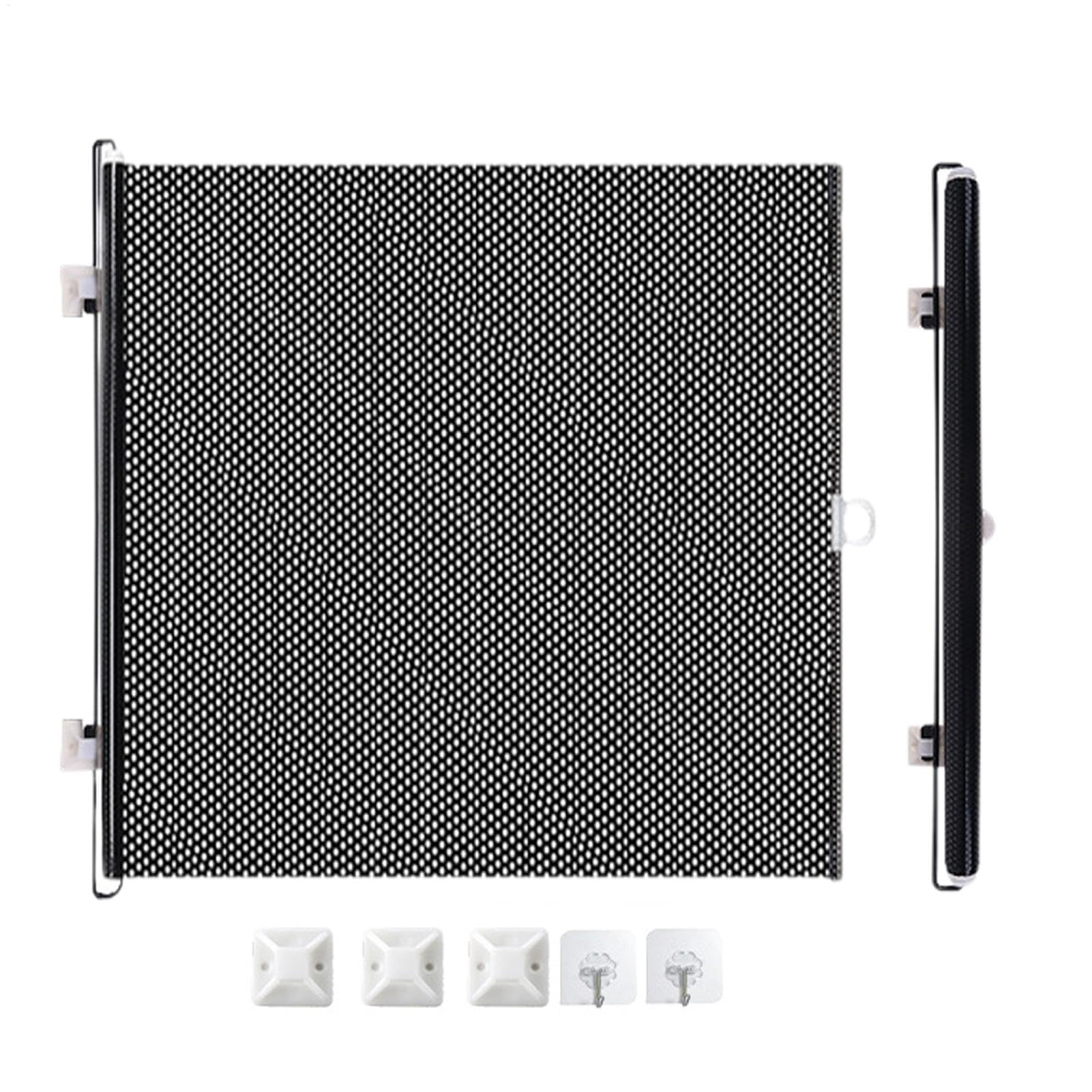 Cancello per cuccioli da interno, porta retrattile ed espandibile per animali domestici, facile da installare, barriera portatile per gatti, recinzione divisoria anti-salto per porta, scale, balcone