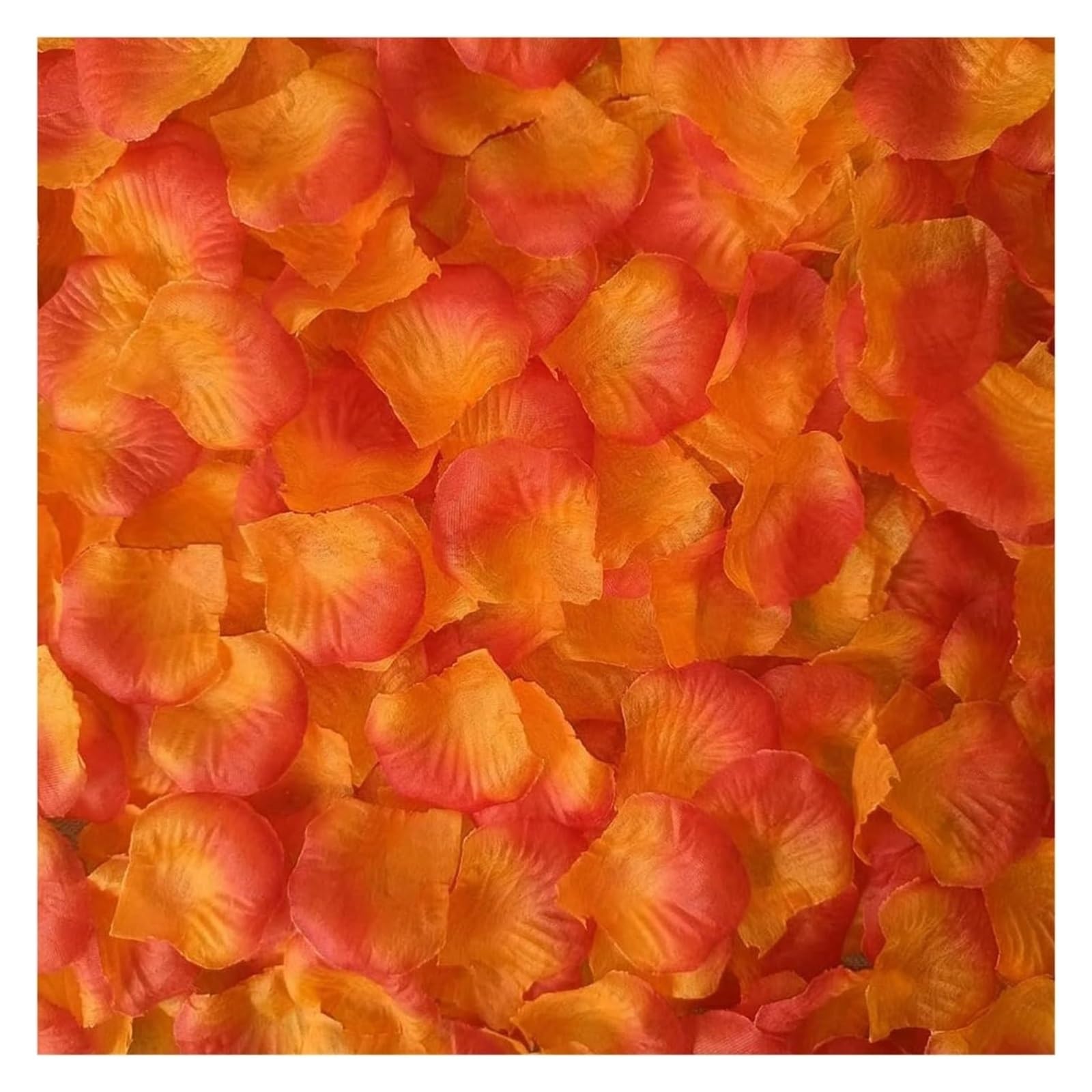 BPABDEITR Artificial Silk Rose Petals Multicolor 1000/3000 Pcs Wedding Decoration(Red Yellow,1000pcs)