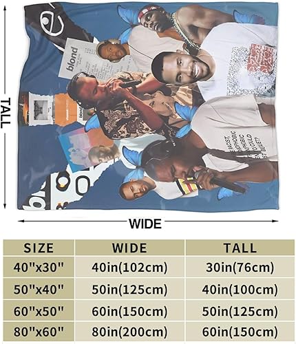 Miniatura 2 de Mantas de Frank Singer Ocean Divertida manta de franela suave y ligera de franela de forro polar para todas las estaciones, 40 x 30 pulgadas