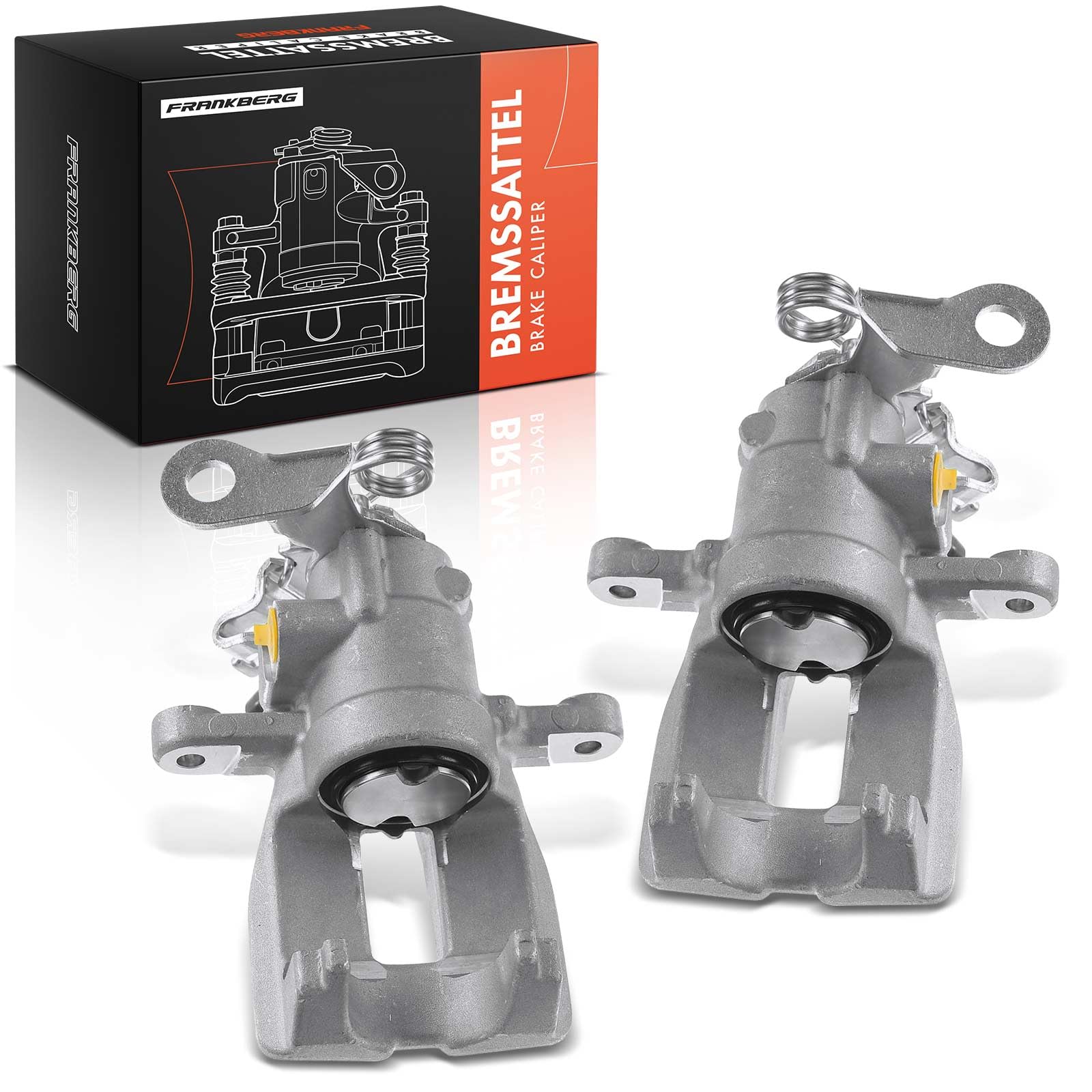 Frankberg 2x Pinza Freno Posteriore Sinistra E Destra In Alluminio Per C4 II, DS4, 3008, 308, RCZ – Sostituto 4401Q0 - 3