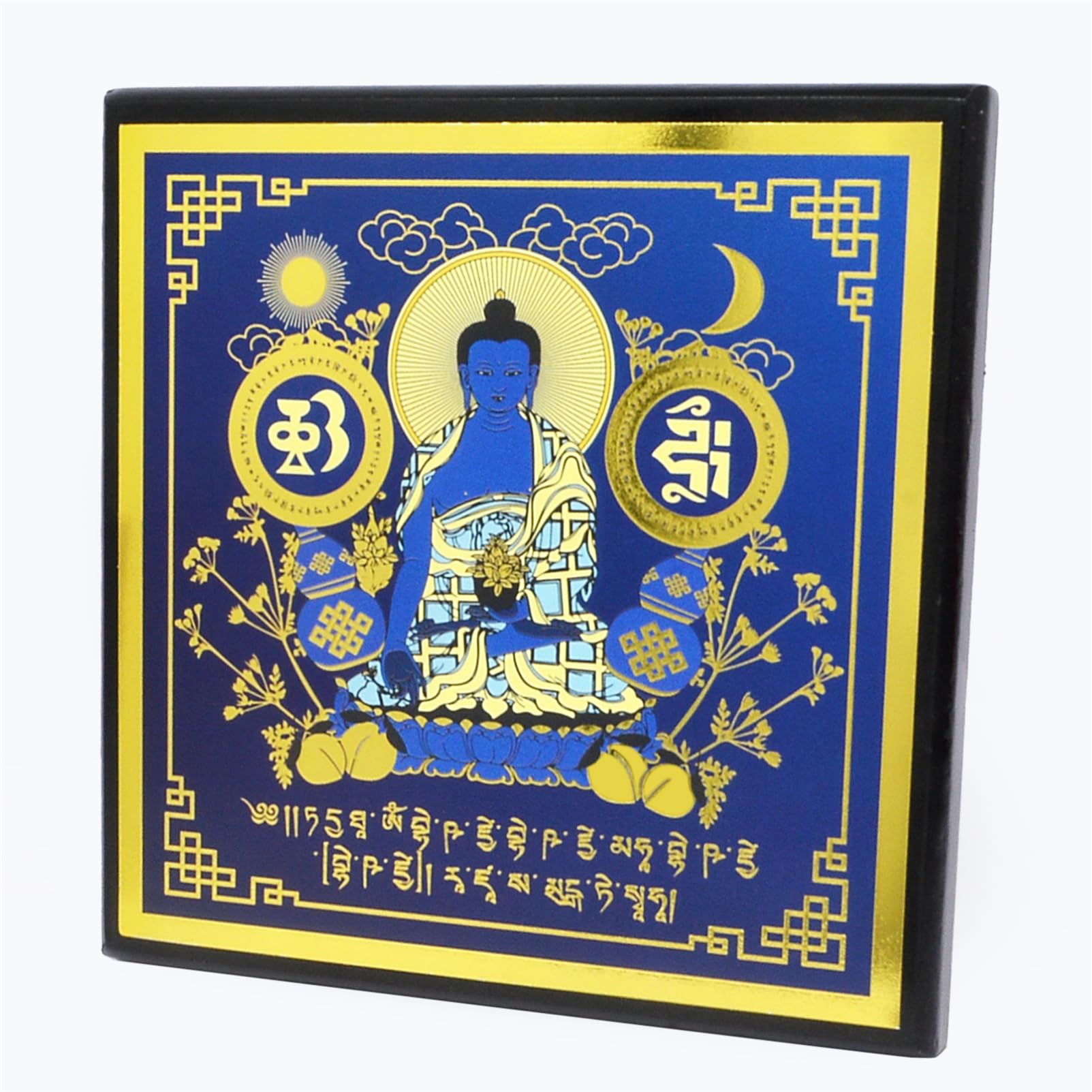 Feng Shui Medizin-Buddha-Tafel, Statue, Heimbüro, Dekoration, Harmonie und Balance, Glücksamulett, Neujahr, W5494