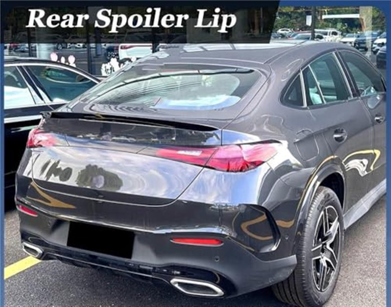 Spojlery tylne bagażnika samochodu Spojler dachowy samochodu Spojler tylny bagażnika Spojler skrzydłowy Body Kit, dla, dla GLC Coupe, dla GLC300 400, dla AMG 2023 2024 Tylny spojler samochodo