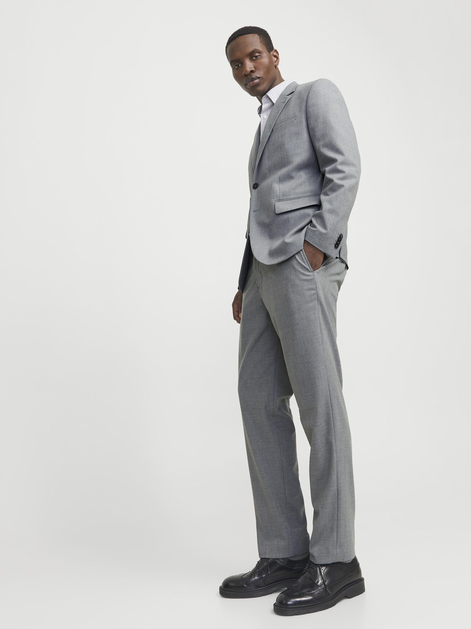 JACK & JONES Premium Pantalon habillé JPRTHEO Pantalons de Tailleur Regular Fit