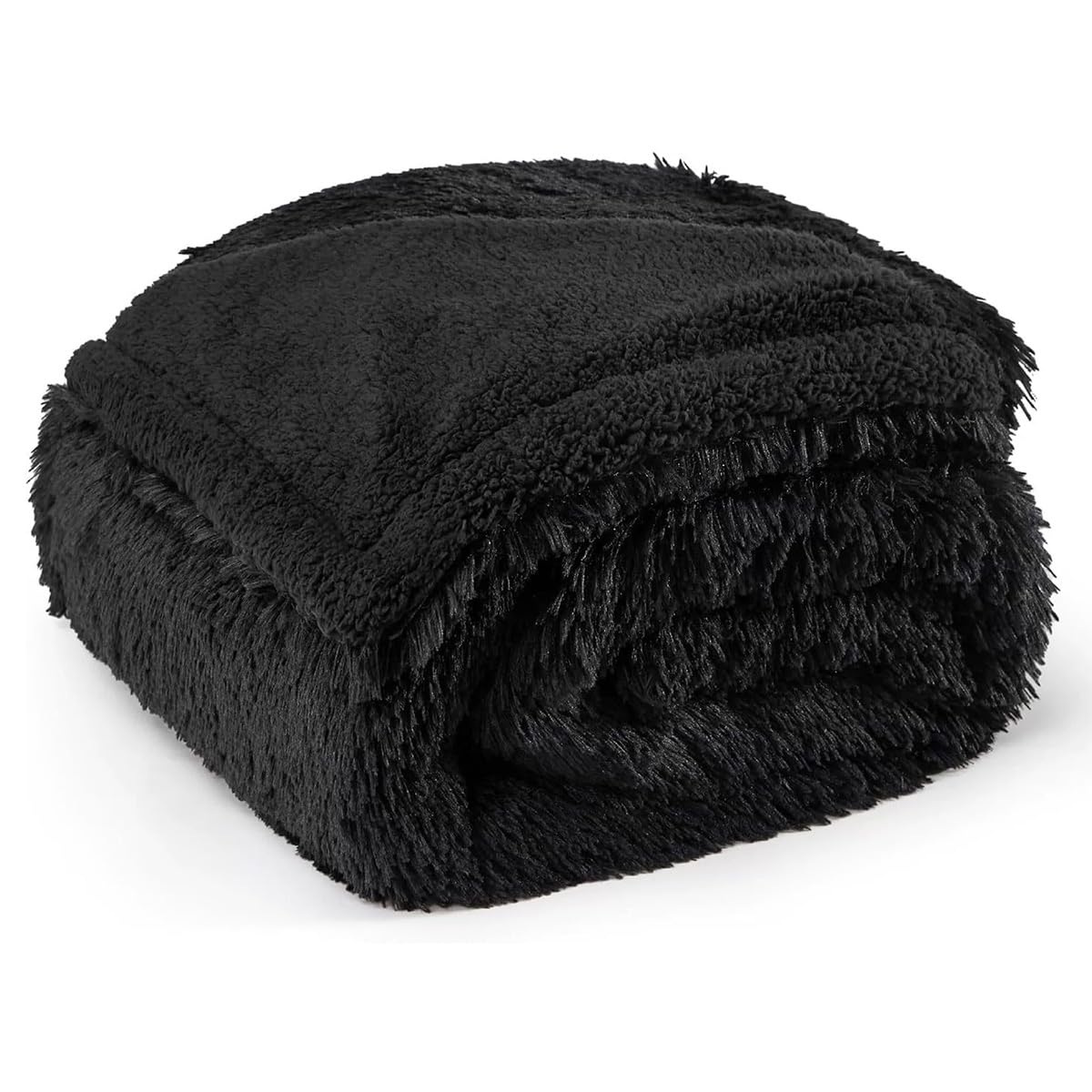 Mantas impermeables para perros, mantas grandes y medianas para cachorros, gatos, manta a prueba de fugas para protector de sofá cama, tapete térmico suave y cálido para dormir (negro, 145 x