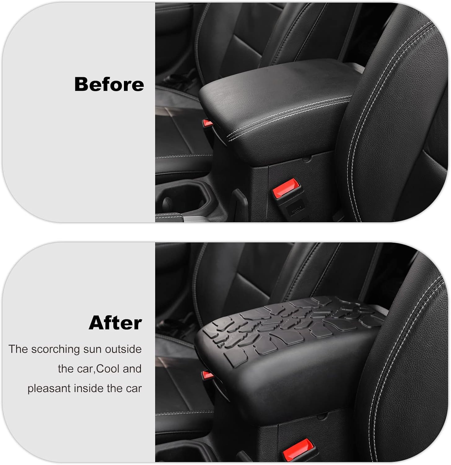 CheroCar Charging Port Trim Cover For Jeep Wrangler 4xe 2021-2022 - Red ABS Dust Protector