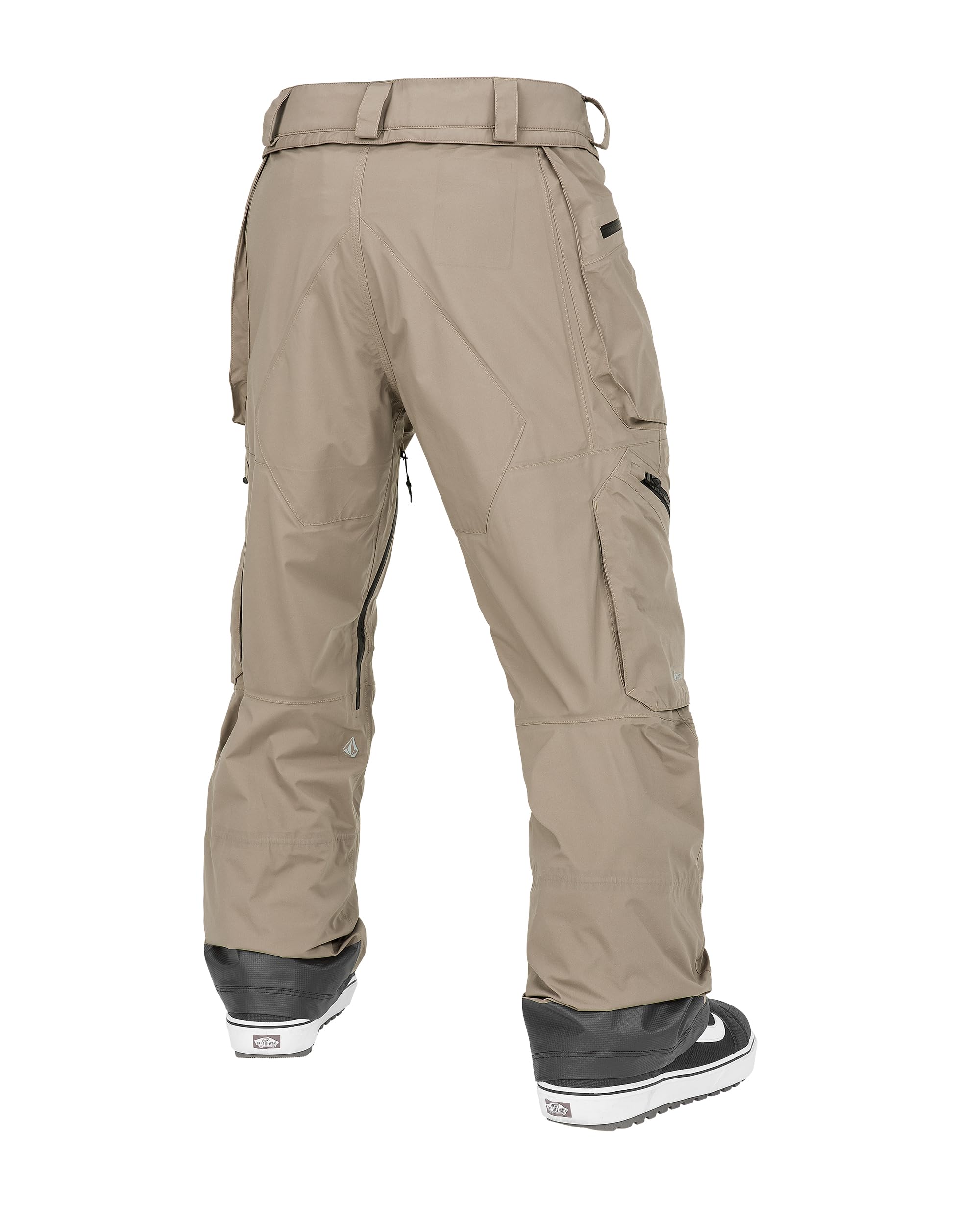 Volcom Men's Guch Stretch Gore-Tex Relaxed Fit Snowboard Pant Chestnut Brown
