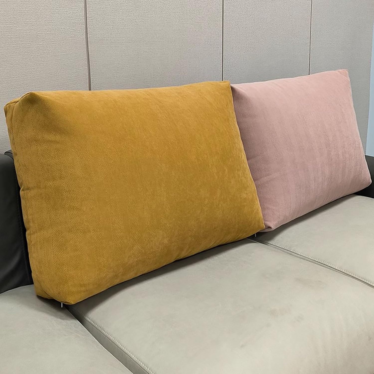 Cuscino di supporto ergonomico rimovibile per divano e letto, 60/70/80/90 cm, cuscino da lettura, supporto lombare per il massimo comfort e relax (A2, 60 x 50 x 18 cm)