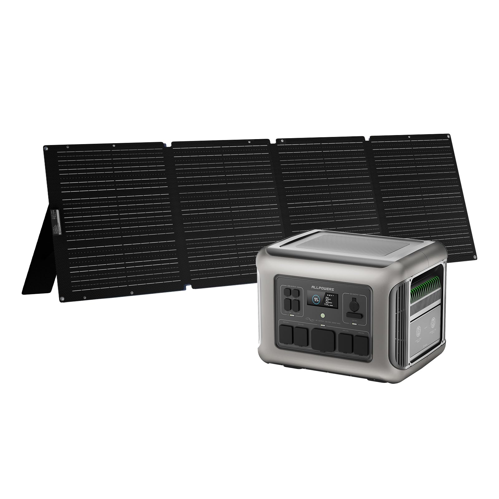 ALLPOWERS R2500 V2 1920Wh Portable Power Station with 200W Solar Panel