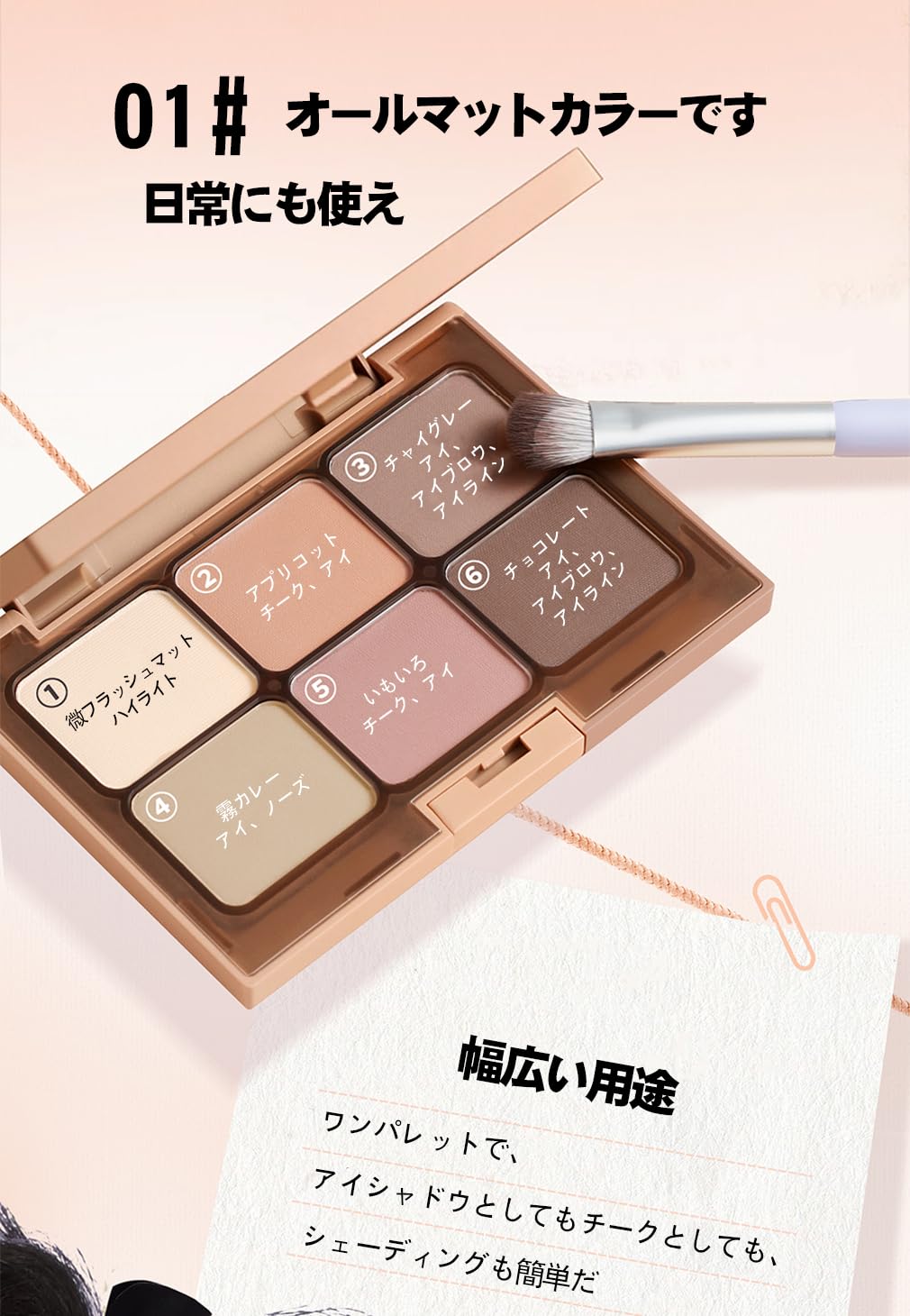ワミレス　チーク アイシャドウ　パレット 多色　36色　【未使用】 Amazon.co.jp: everbab アイシャドウ 6色 粉末 チーク シェーディング
