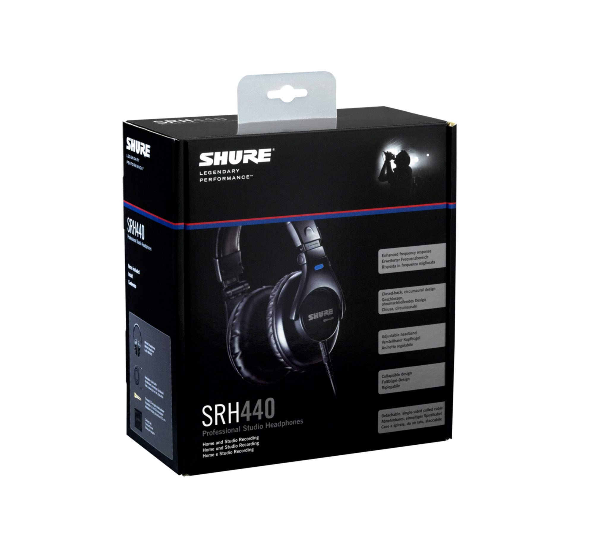 Amazon.com: Shure SRH440 Professional Studio Headphones, Enhanced