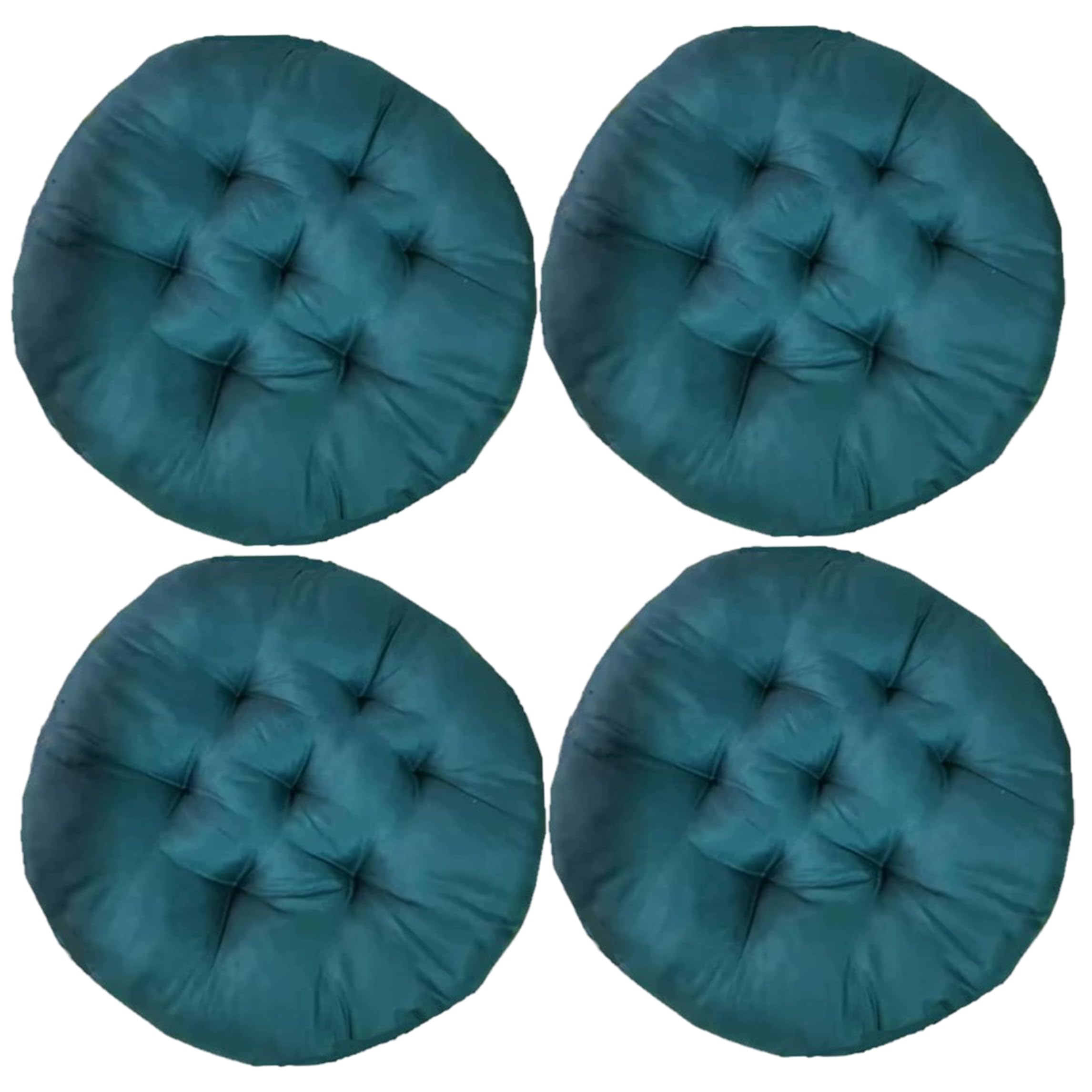 Lot de 4 coussins ronds 40,6 cm vert pour chaise et sol