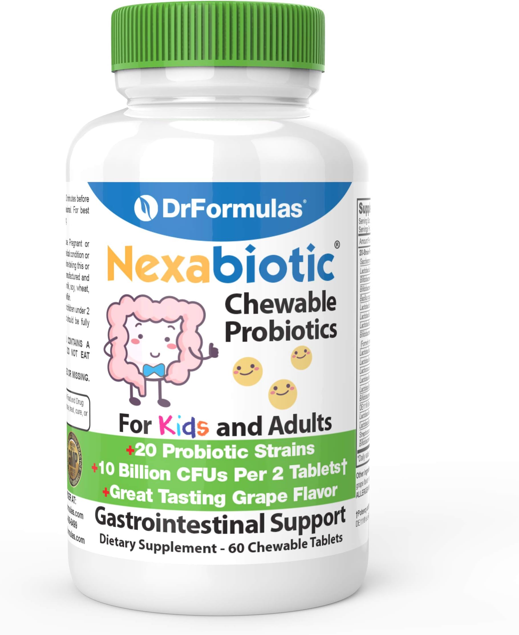 Nexabiotic Chewable Probiotics for Kids and Adults