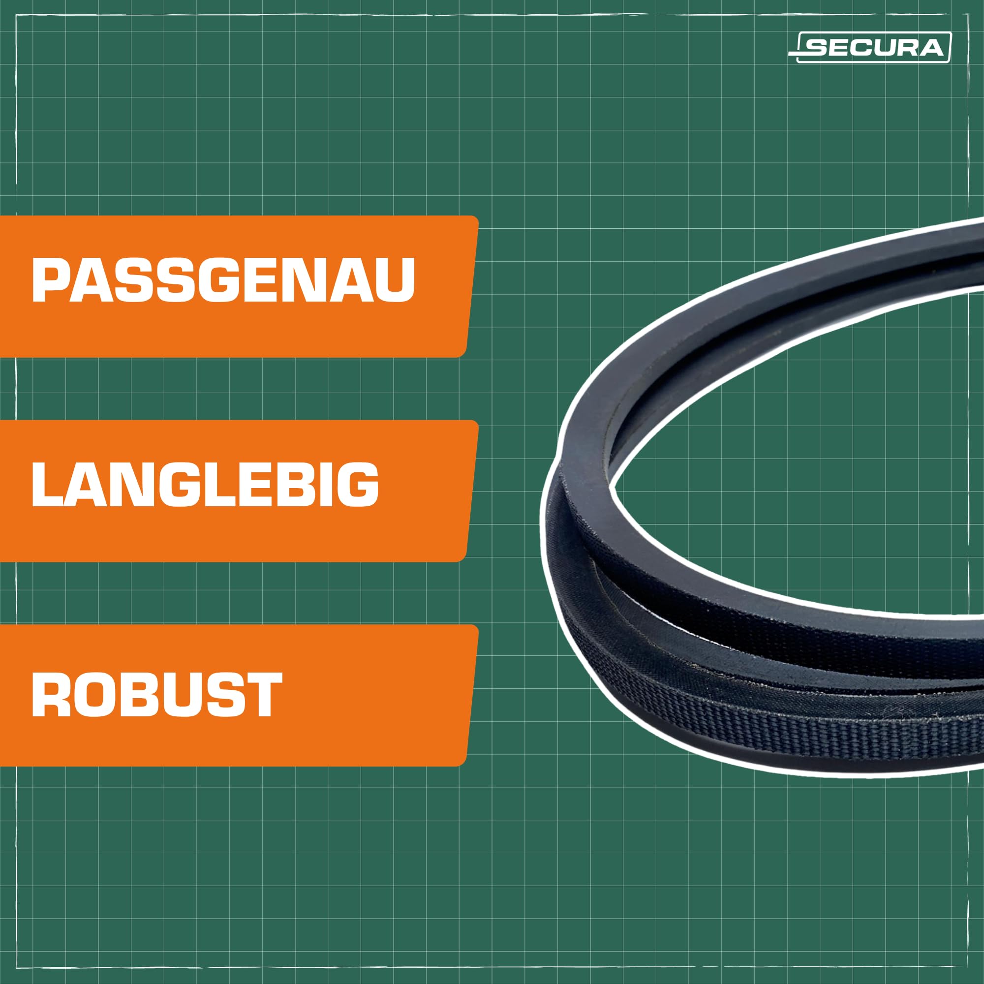 Mähwerksriemen kompatibel mit Husqvarna CT153#960510001, CT153#960510015 ersetzt 532439726