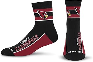 For Bare Feet NFL mens Lil' Deuce Quarter Sock