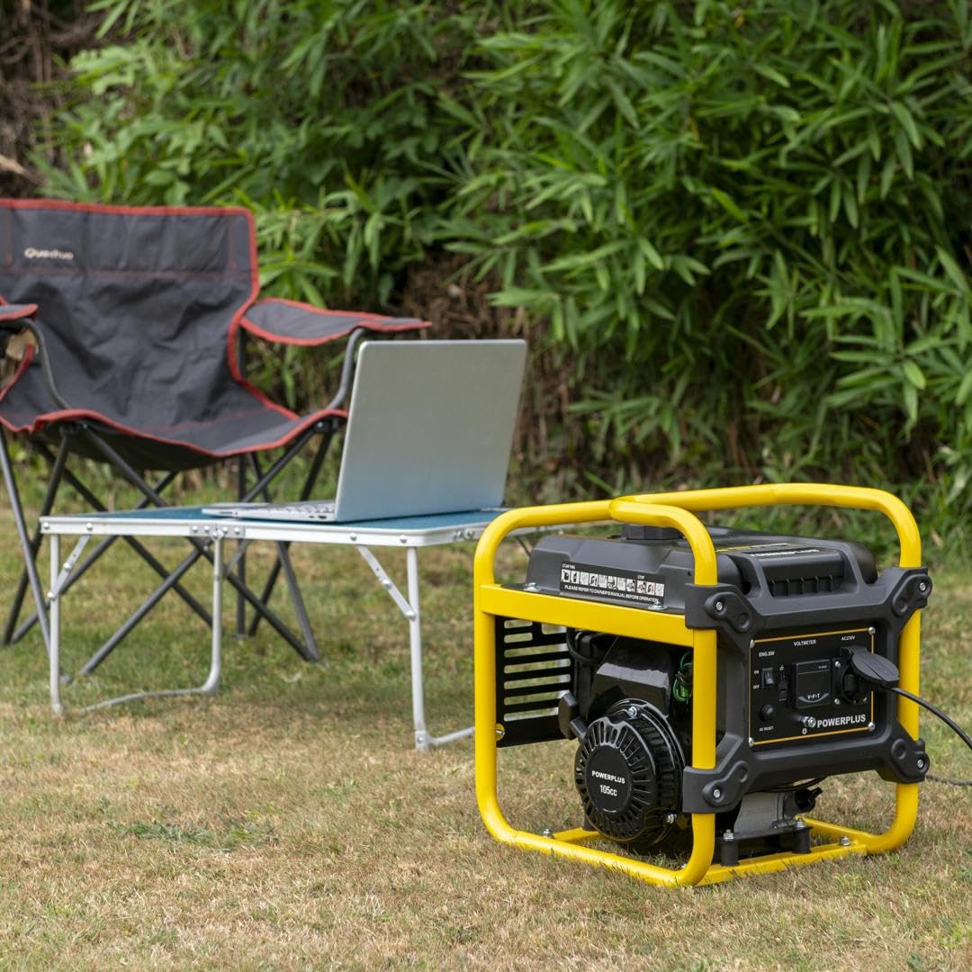 Powerplus Generator POWX5210 - Generador inversor, 1000 W, 270 min de corriente
