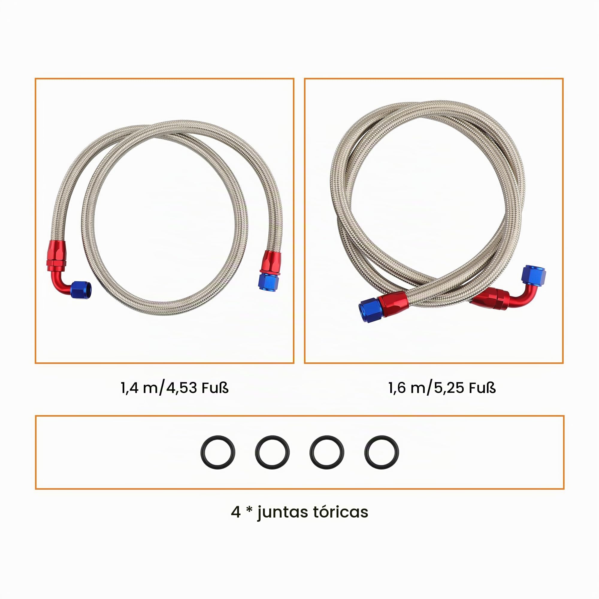 maXpeedingrods Kit enfriador de aceite de motor universal de 19 filas 10AN | AN10 Oil Cooler Kit