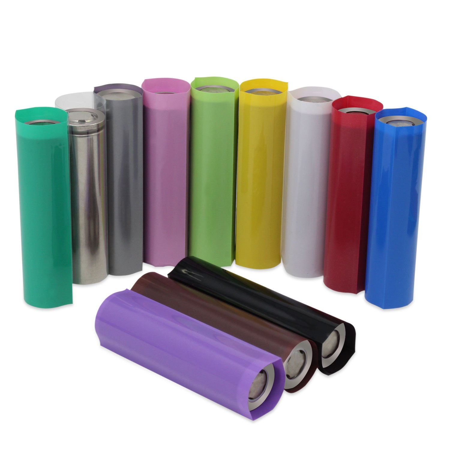 Guaina Termoretraibile Pacchi Batterie Piatta 122mm Diam 75mm Blu 0 5m - Foto 9