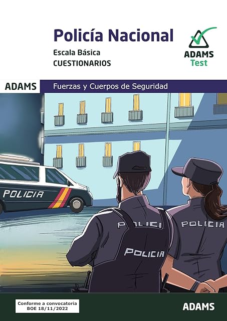 Portada de Cuestionarios Policia Nacional. Escala Basica del Cuerpo Nacional de P