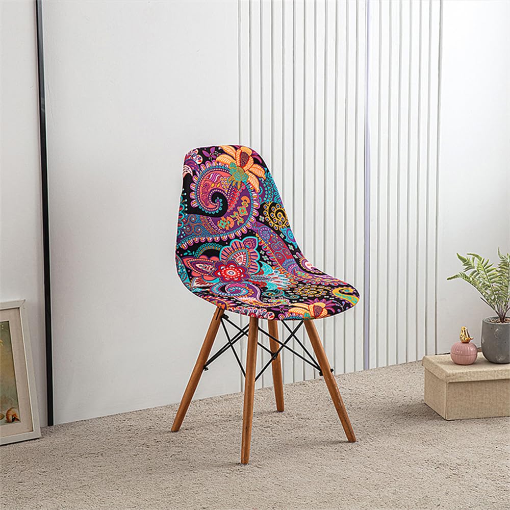 Coprisedie Scandinave Fodera per sedia da Pranzo Coprisedia per sala da pranzo Scandinave Coprisedia a forma curva 6 pezzi Meraviglioso