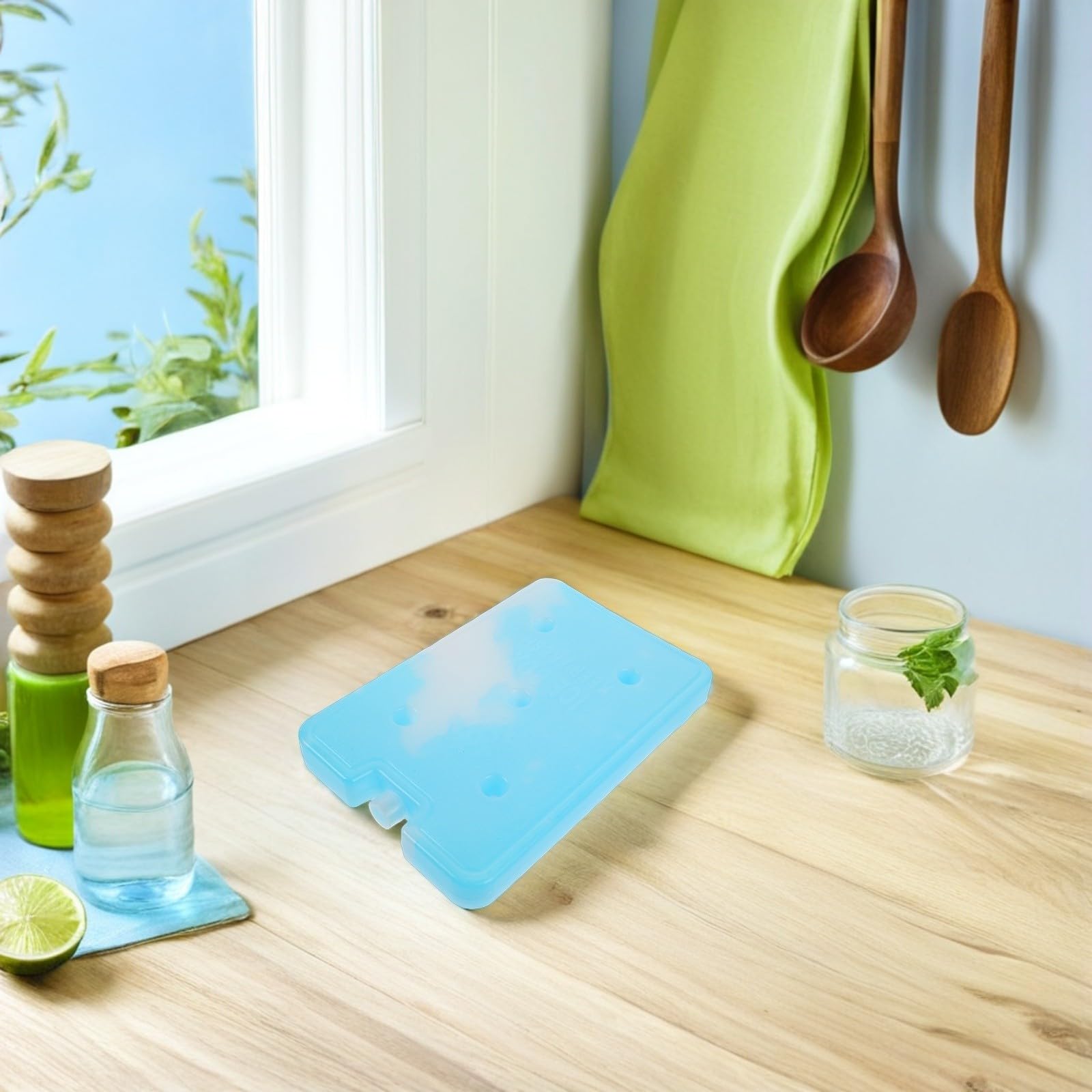 Amosfun 3 Pièces Blocs Réfrigérants Réutilisables 605ml en Plastique
