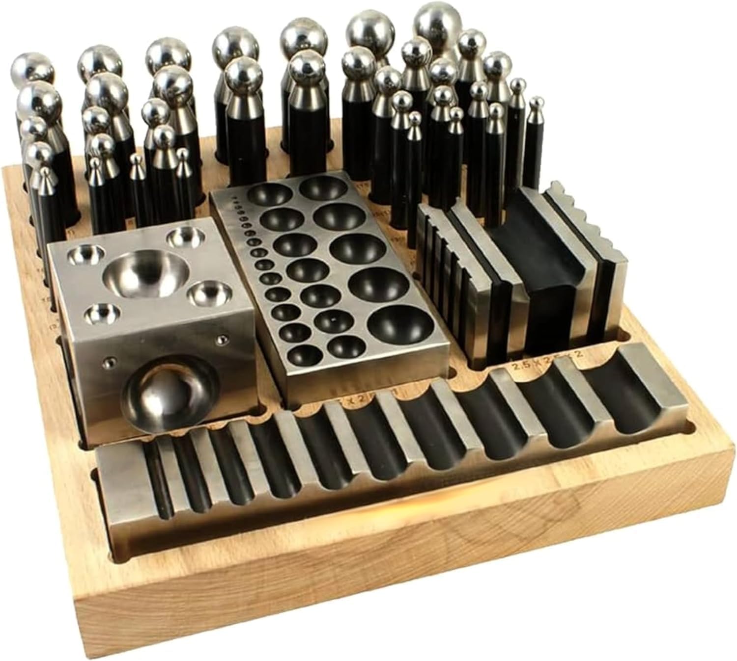 Amazon.com: SIMOND STORE 41 PC Doming Block and Punch Set
