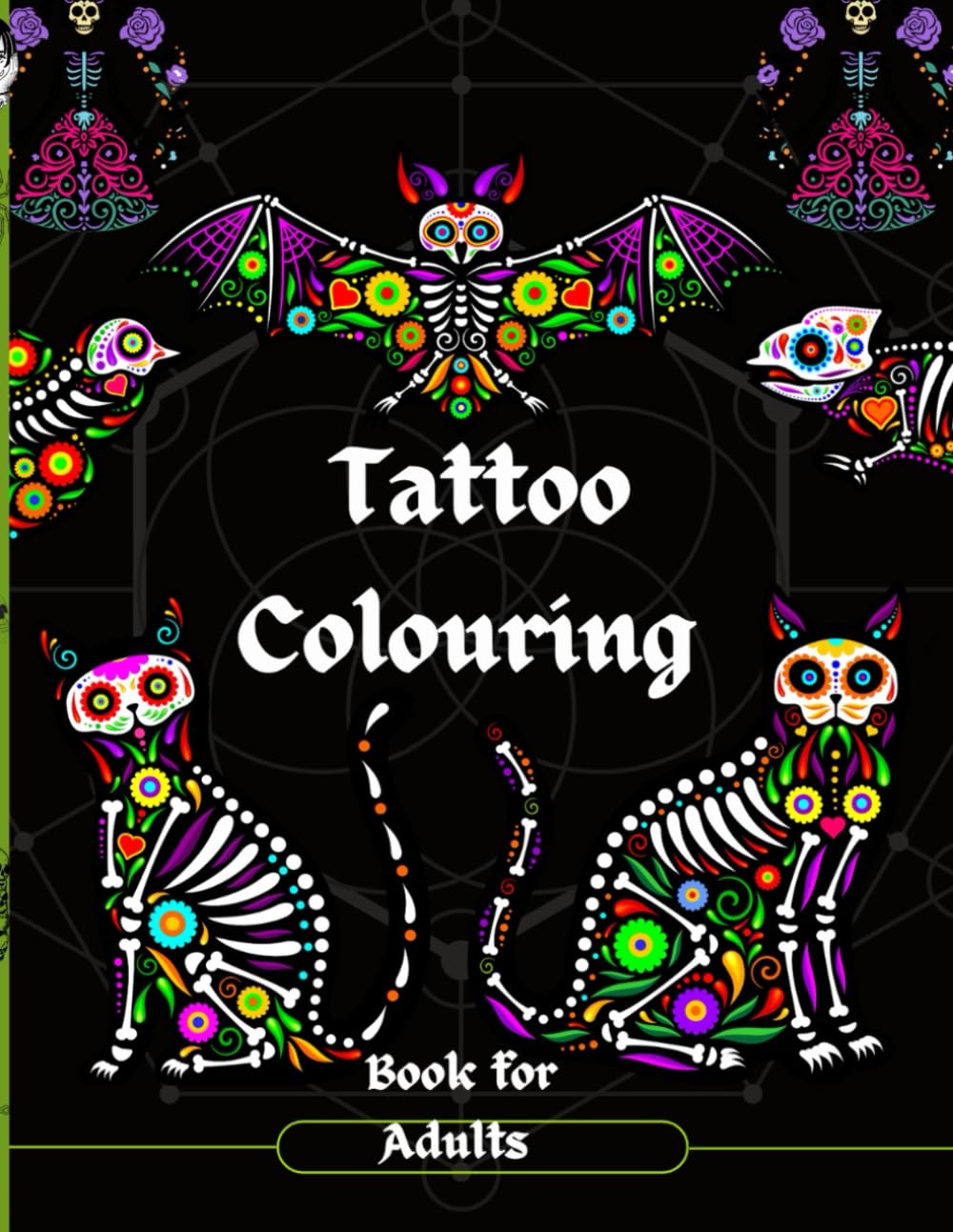 Tattoo Colouring Book for Adults