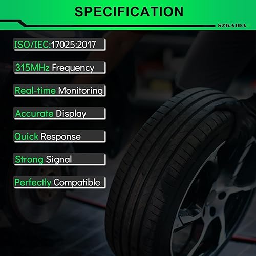 Miniatura 6 de Sensor de presión de neumáticos 315MHz Sensor TPMS Snap-in 4 piezas de repuesto para: Chevy | para:-GMC | para:-Chevy | para:-Buick | para:-Cadillac