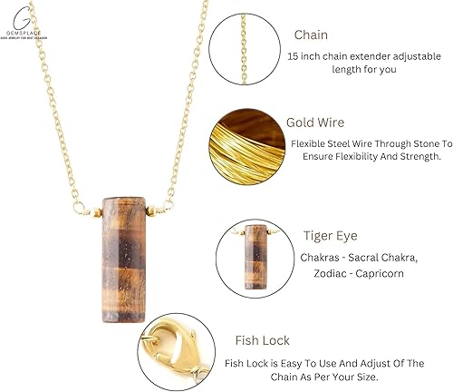 Miniatura 7 de Collar con forma de piedra preciosa Mis Oro